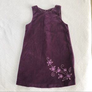 4/$15 Just Friends Cotton Velvet Dress 5T